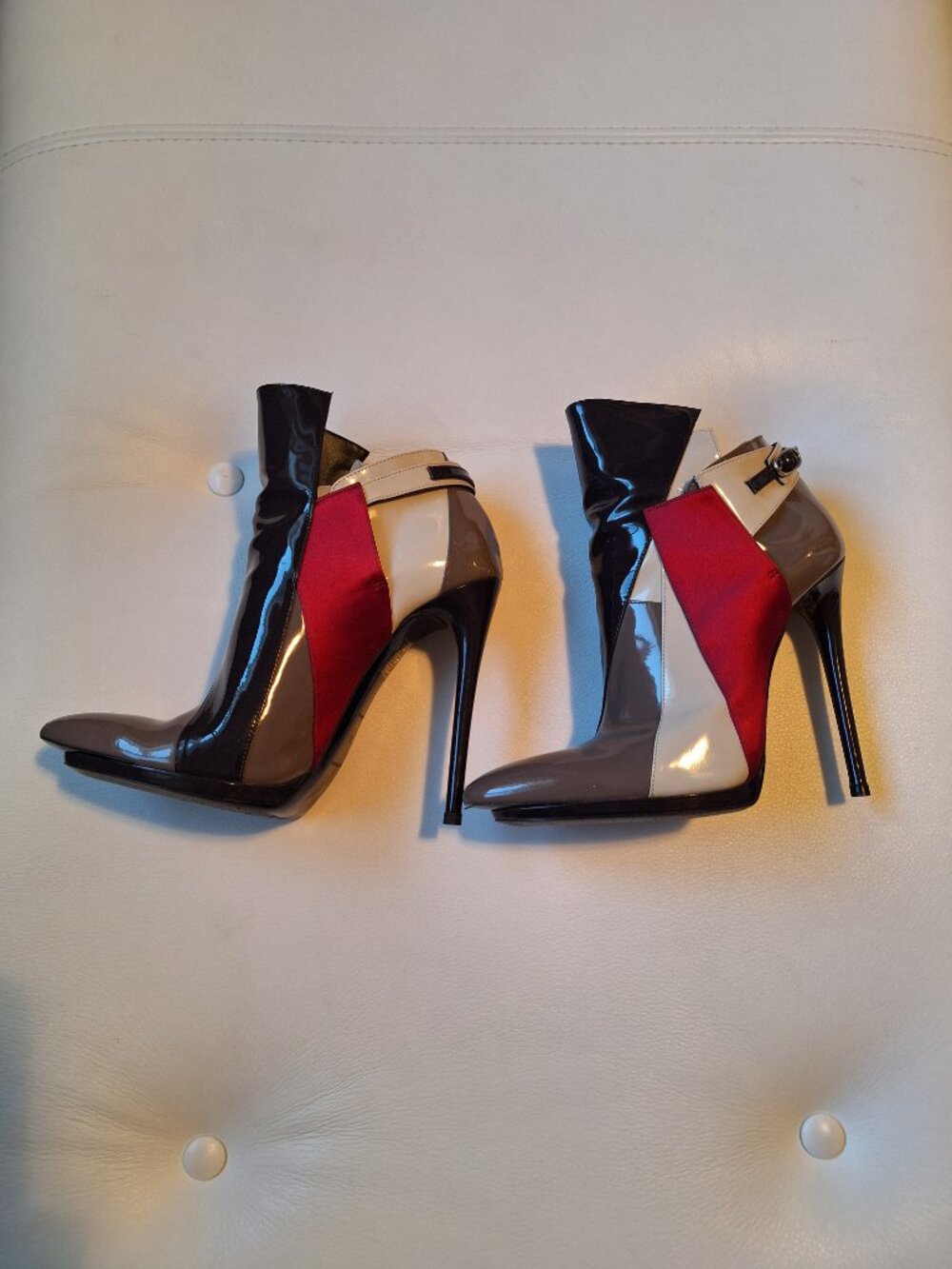 Balenciaga colorblock stiletto booties - Picture 2 of 10